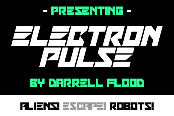 Electron Pulse Font - Preview 1