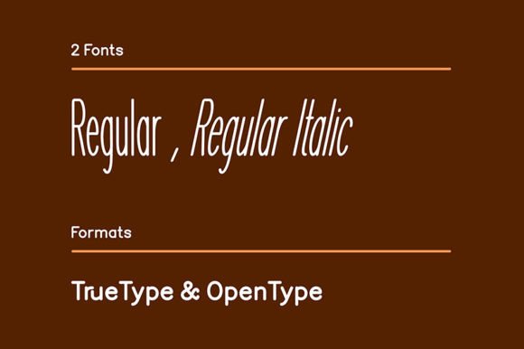 Enuy Condensed Font - Preview 1