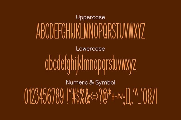 Enuy Condensed Font - Preview 3