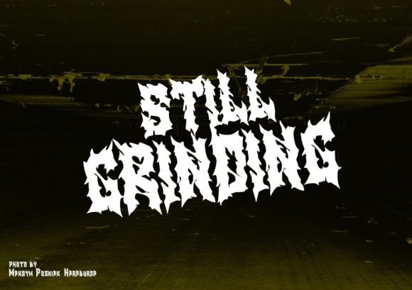 Goregrinder (Full Version) Font PNG with transparent background - Preview 1