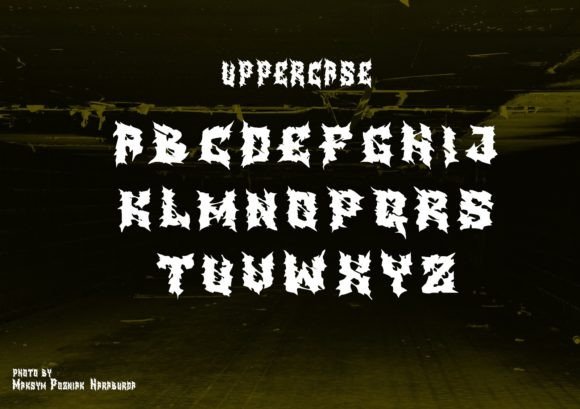 Goregrinder (Full Version) Font PNG with transparent background - Preview 2