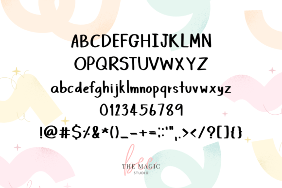 Happy Bee Font - Preview 1