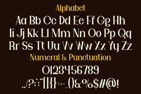 Hilga Font PNG with transparent background - Preview 1