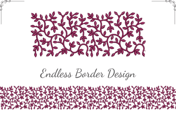 Leaf by Leaf Endless Border
