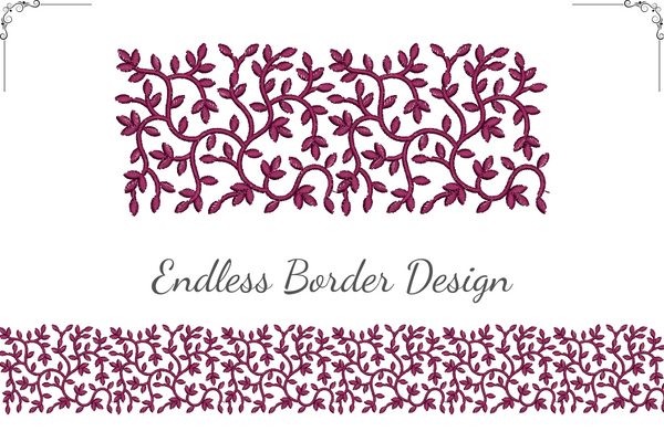 Leaf by Leaf Endless Border