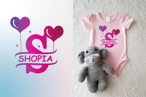 Love Baloon Font PNG with transparent background - Preview 1