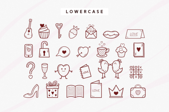 Love Seeds Font PNG with transparent background - Preview 2
