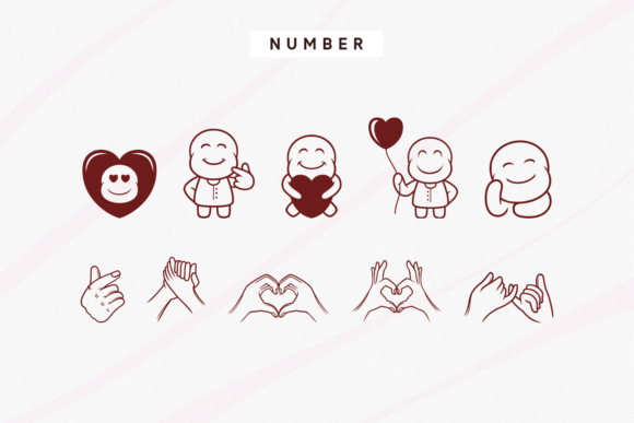 Love Seeds Font PNG with transparent background - Preview 3