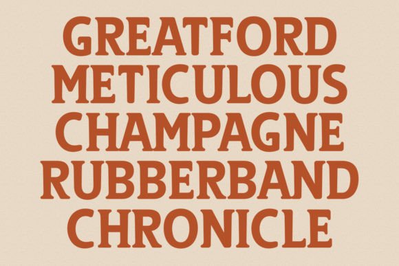 Masitro Font font preview - 3