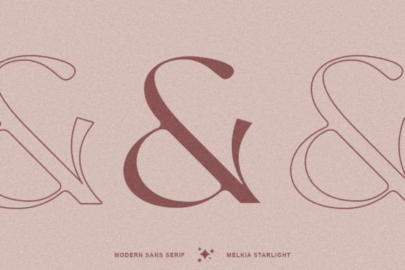 Melkia Starlight Font PNG with transparent background - Preview 3
