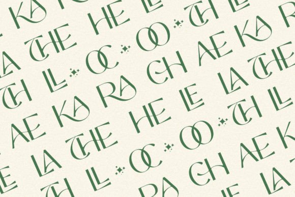 Melkia Starlight Font PNG with transparent background - Preview 4