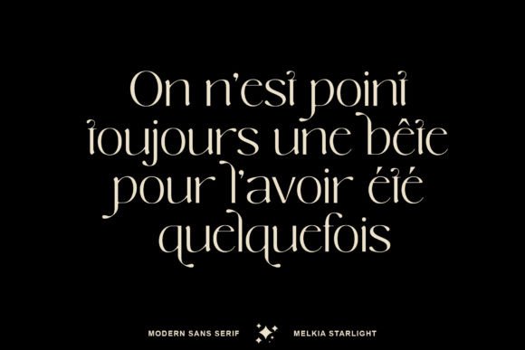 Melkia Starlight Font PNG with transparent background - Preview 6