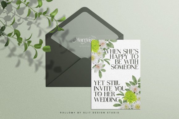 Rallomy Font PNG with transparent background - Preview 5