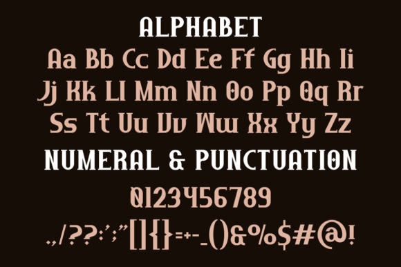 Ranova Font PNG with transparent background - Preview 1