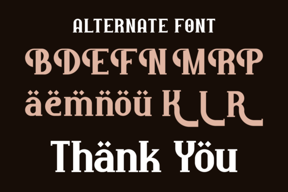 Ranova Font PNG with transparent background - Preview 3