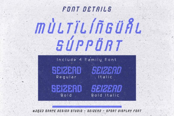 Seizerd Font PNG with transparent background - Preview 2
