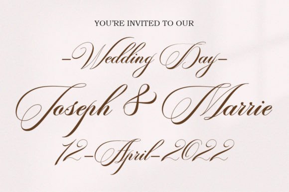 Artistic Script Font - Preview 3