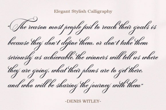 Artistic Script Font - Preview 5