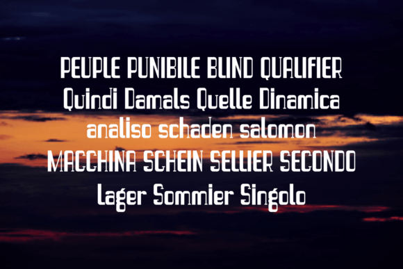 Biorcas Font - Preview 2