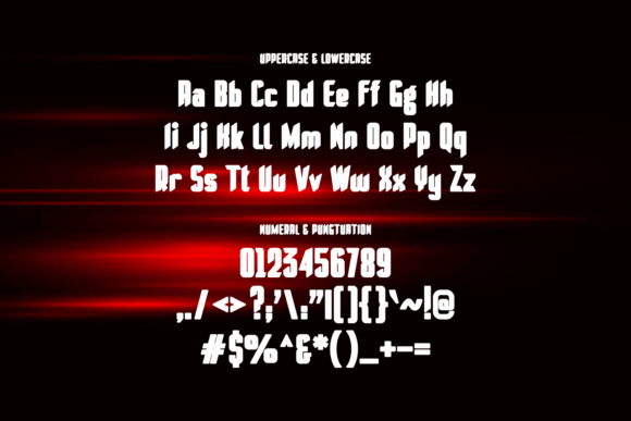 Bladrus Font - Preview 1
