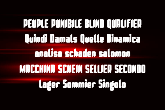 Bladrus Font - Preview 2