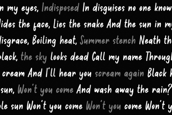 Brooklyne Midnight Font - Preview 2