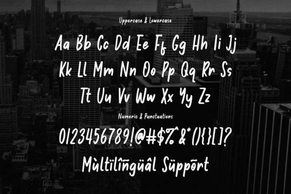 Brooklyne Midnight Font - Preview 5