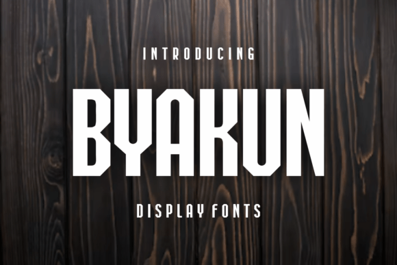 Byakun Font PNG with transparent background - Preview 1