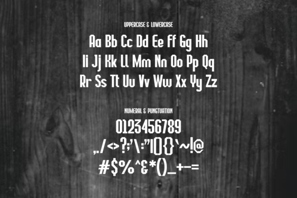 Byakun Font PNG with transparent background - Preview 2