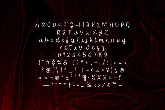 Bye Roshy Font - Preview 3