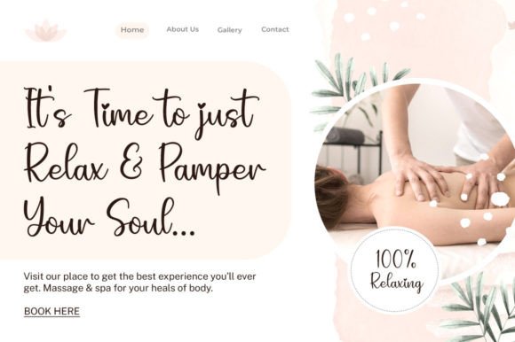 Calista Script Font - Preview 2