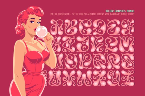 Chewing Gum Font - Preview 3