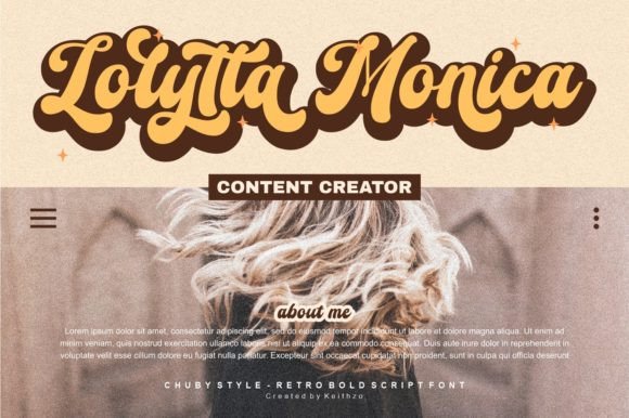 Chuby Style Font - Preview 1