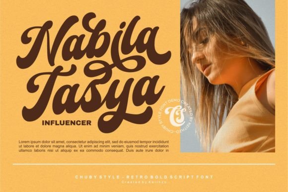 Chuby Style Font - Preview 5