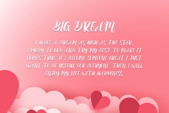 Day in Love Font PNG with transparent background - Preview 1