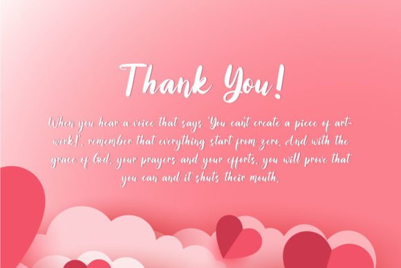 Day in Love Font PNG with transparent background - Preview 2