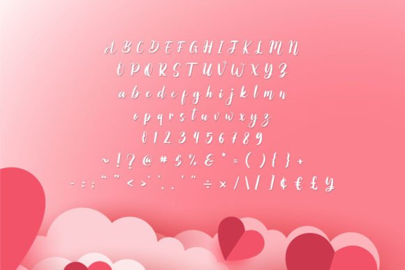 Day in Love Font PNG with transparent background - Preview 3
