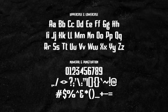 Derungs Font - Preview 1