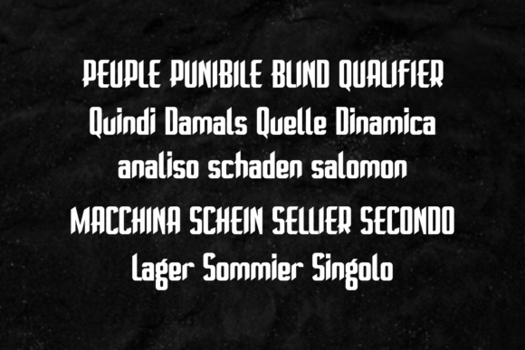 Derungs Font - Preview 2
