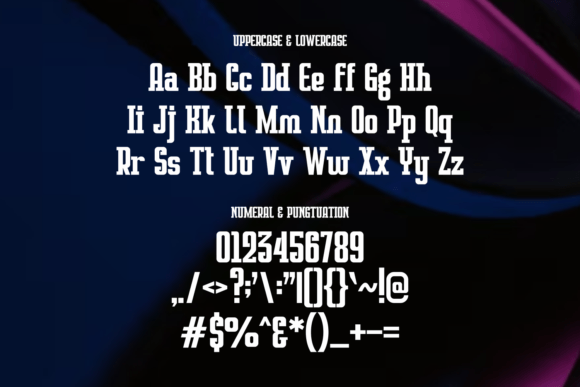 Drepos Font - Preview 1