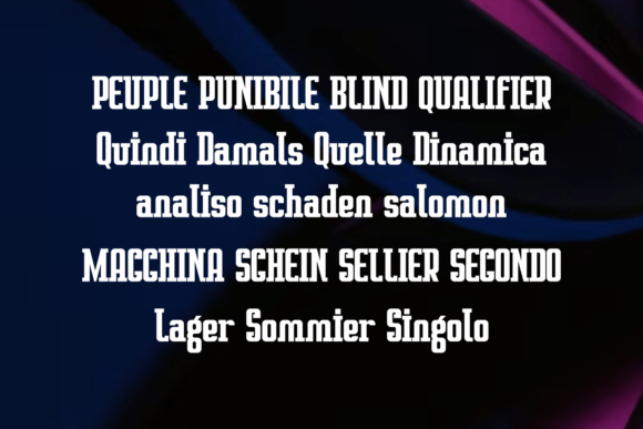 Drepos Font - Preview 2