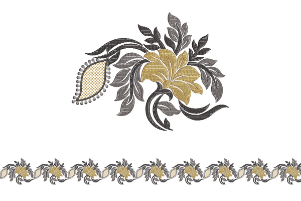 Elegant Endless Border