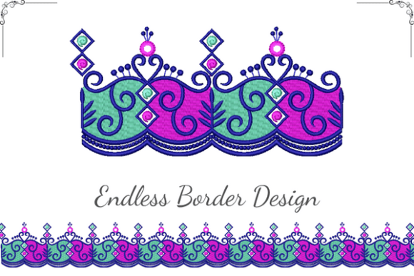 Elegant Endless Border
