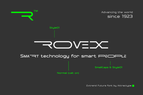 Extrend Futura Font - Preview 4