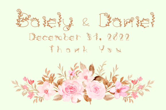 Flora Fresh Font - Preview 4