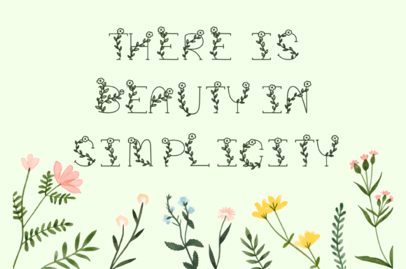 Flora Fresh Font - Preview 5