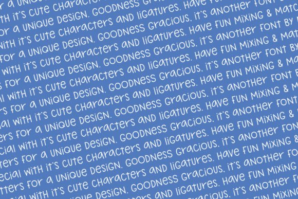 Goodness Gracious Font - Preview 2