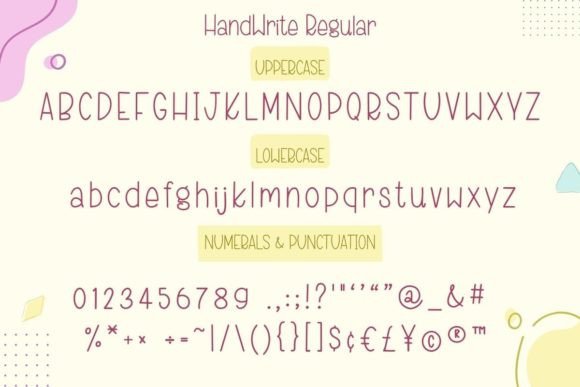 Handwrite Font - Preview 5