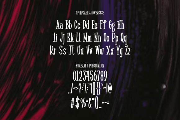 Murbey Font PNG with transparent background - Preview 1