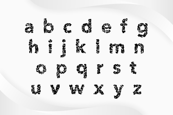 Scratchy Font PNG with transparent background - Preview 3